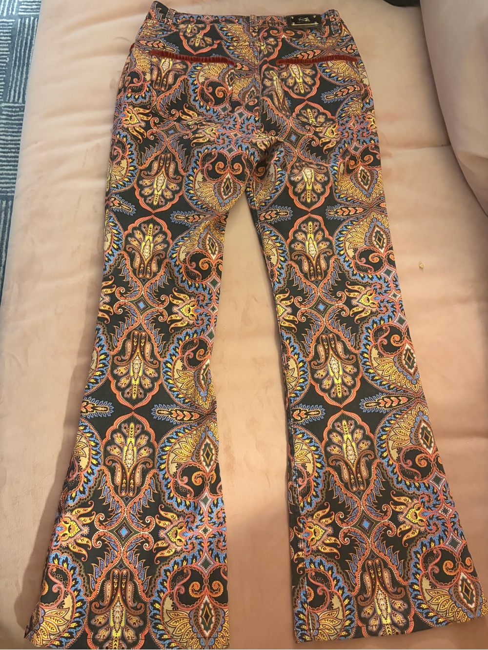 ETRO flared  Paisley Bootcut Pants - Multicolor size 28